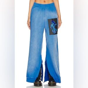 Boys Lie - Electric Love Interlock Pants in Blue 100% Cotton - Size L